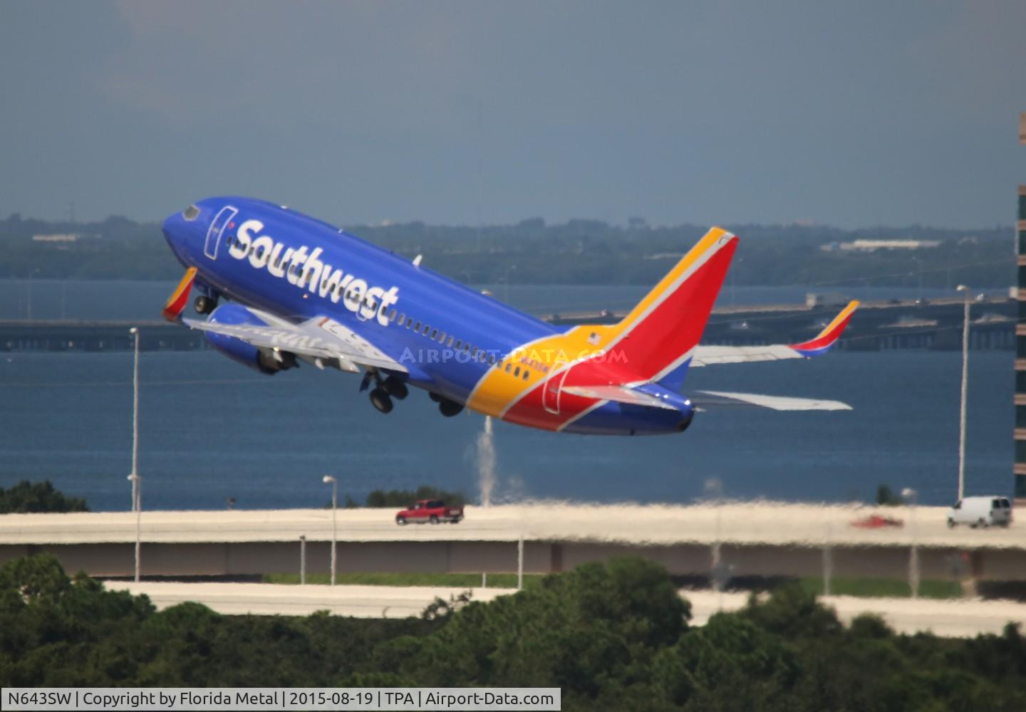 N643SW, 1997 Boeing 737-3H4 C/N 27716, Southwest