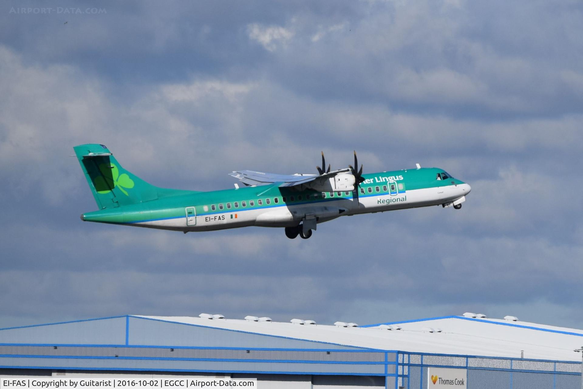EI-FAS, 2013 ATR 72-600 (72-212A) C/N 1083, At Manchester