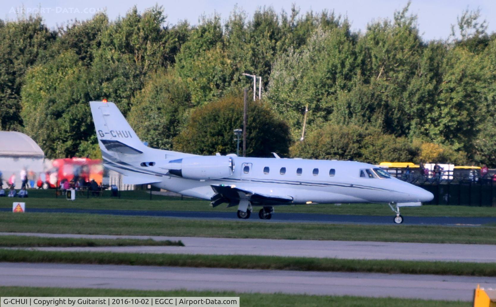 G-CHUI, 2013 Cessna 560XL Citation Excel C/N 560-6139, At Manchester