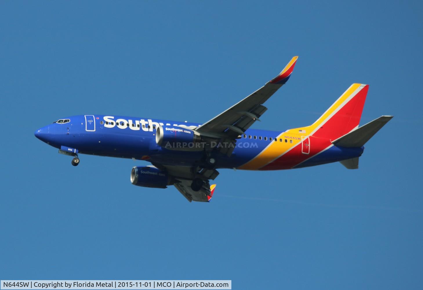 N644SW, 1997 Boeing 737-3H4 C/N 28329, Southwest