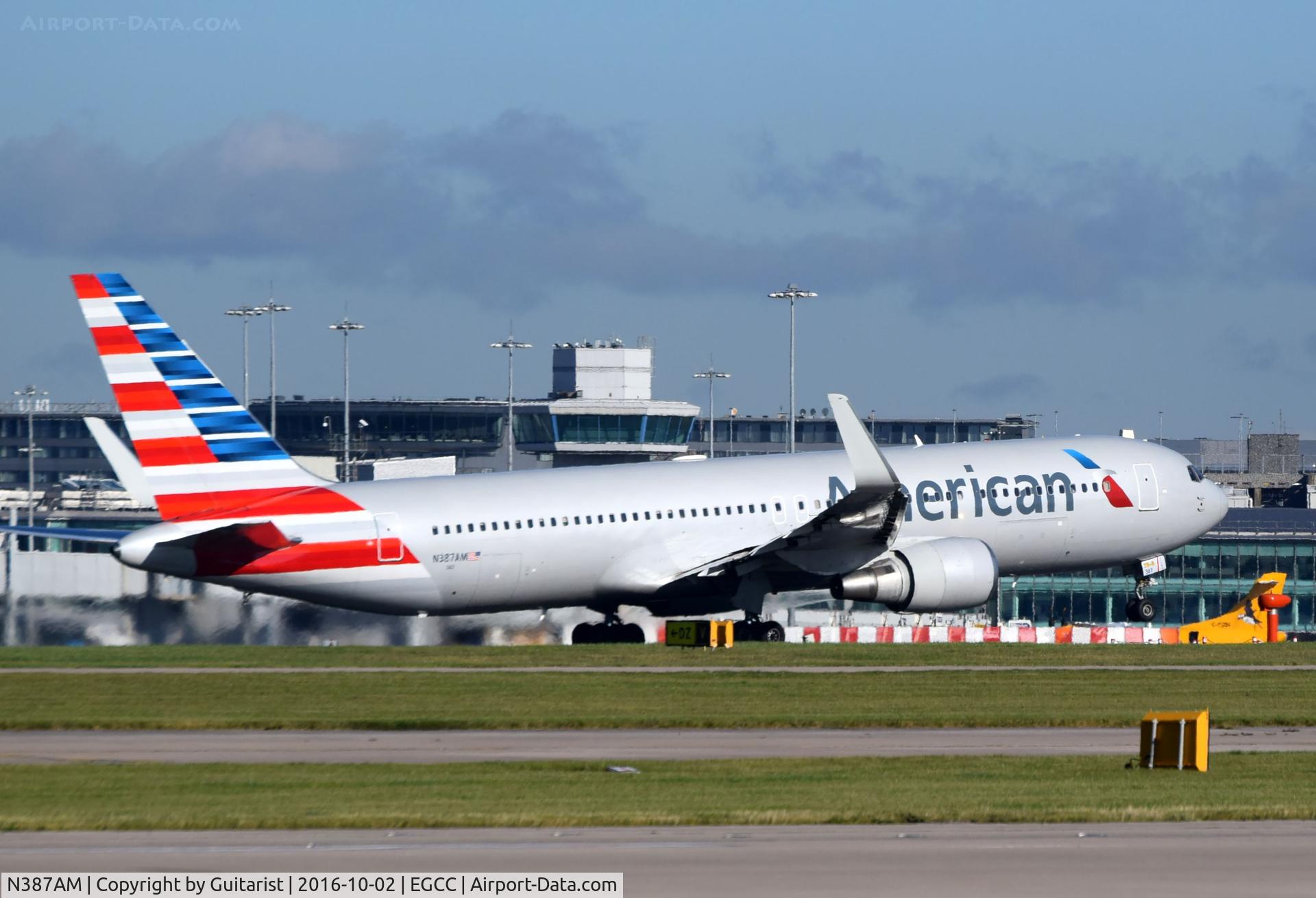 N387AM, 1994 Boeing 767-323 C/N 27184, At Manchester