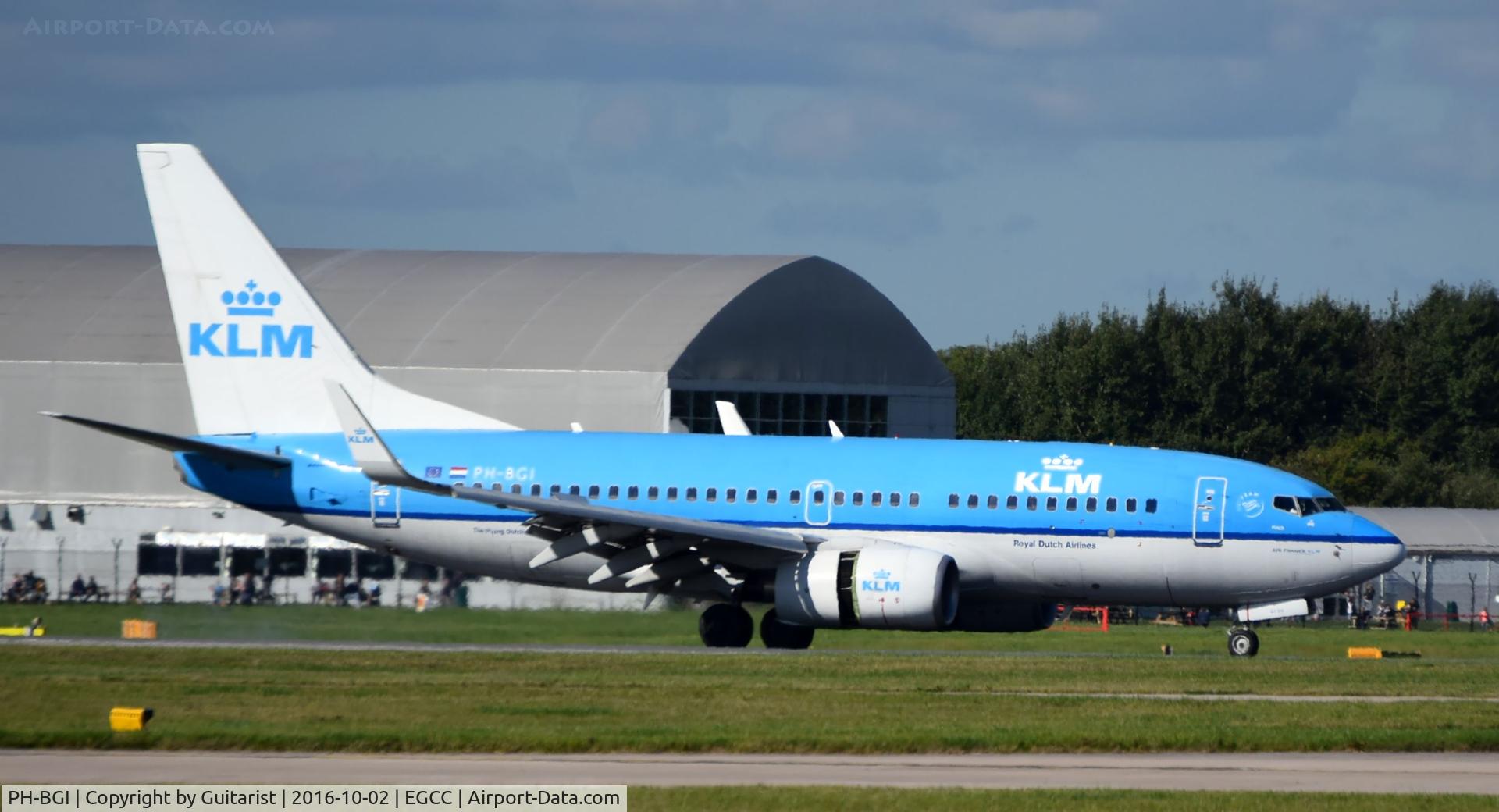 PH-BGI, 2010 Boeing 737-7K2 C/N 30364, At Manchester