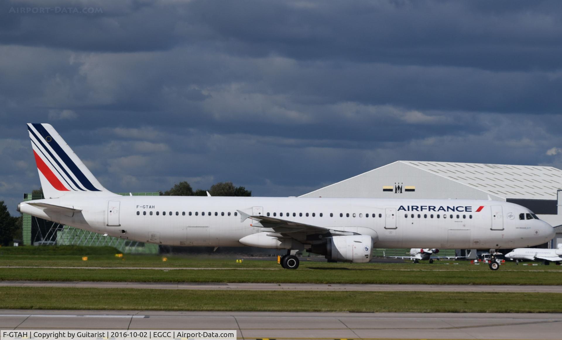 F-GTAH, 1999 Airbus A321-211 C/N 1133, At Manchester
