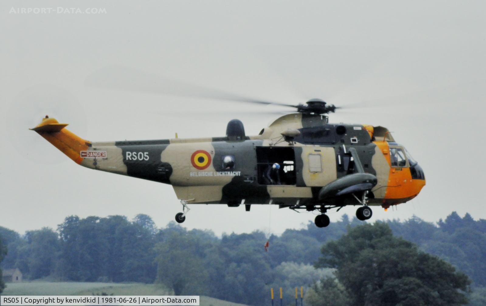 RS05, 1976 Westland Sea King Mk.48 C/N WA835, At the World Helicopter Championships Bowood House, Calne, Wiltshire UK.