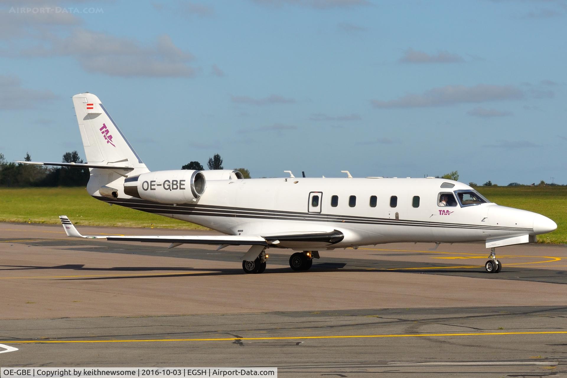 OE-GBE, 1998 Israel Aircraft Industries 1125A Astra SPX C/N 107, Nice Visitor.