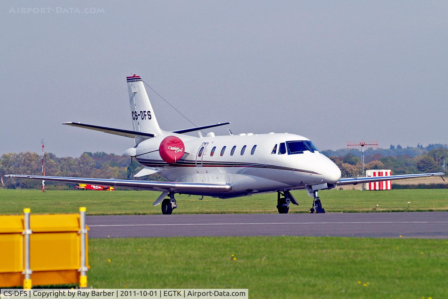 CS-DFS, 2004 Cessna 560XL Citation Excel C/N 560-5372, Cessna Citation Excel [560-5372] (NetJets Europe) Oxford-Kidlington~G 01/10/2011