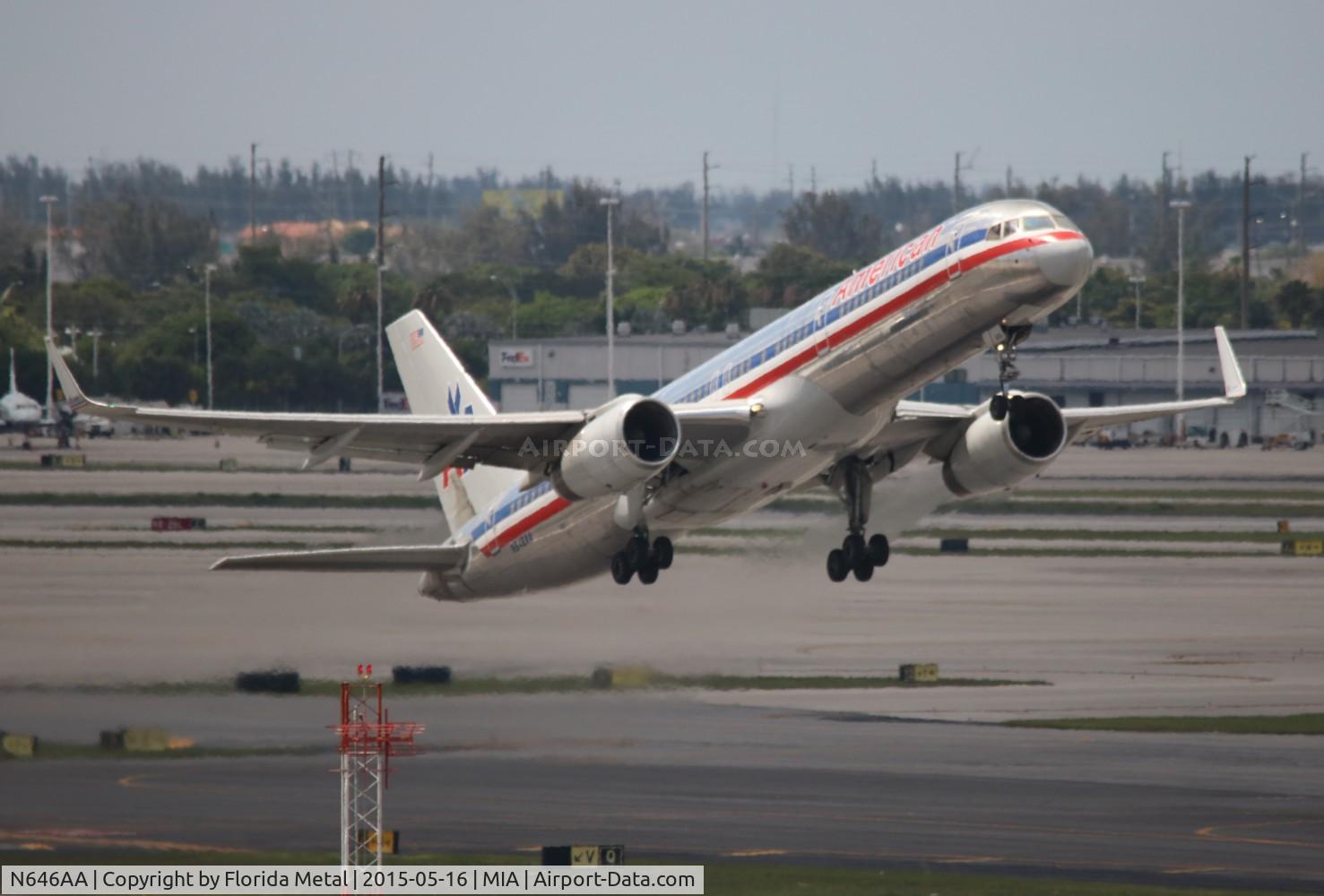 N646AA, 1991 Boeing 757-223 C/N 24604, American