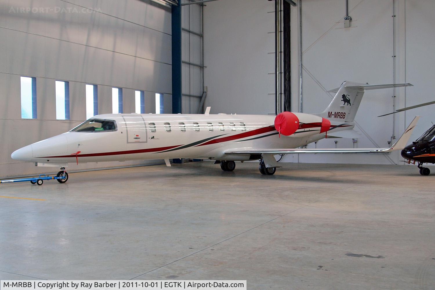 M-MRBB, 2002 Learjet 45 C/N 211, Learjet 45 [45-211] Oxford-Kidlington~G 01/10/2011