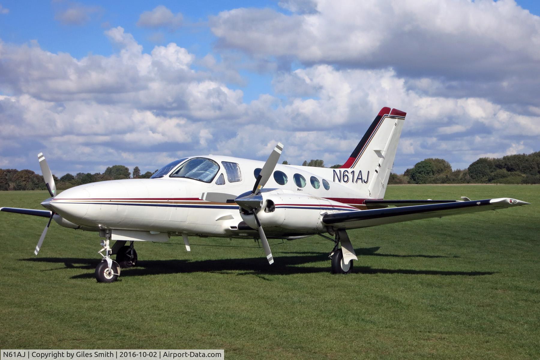 N61AJ, Cessna 421C Golden Eagle C/N 421C0457, Seen at Bicester Heritage day