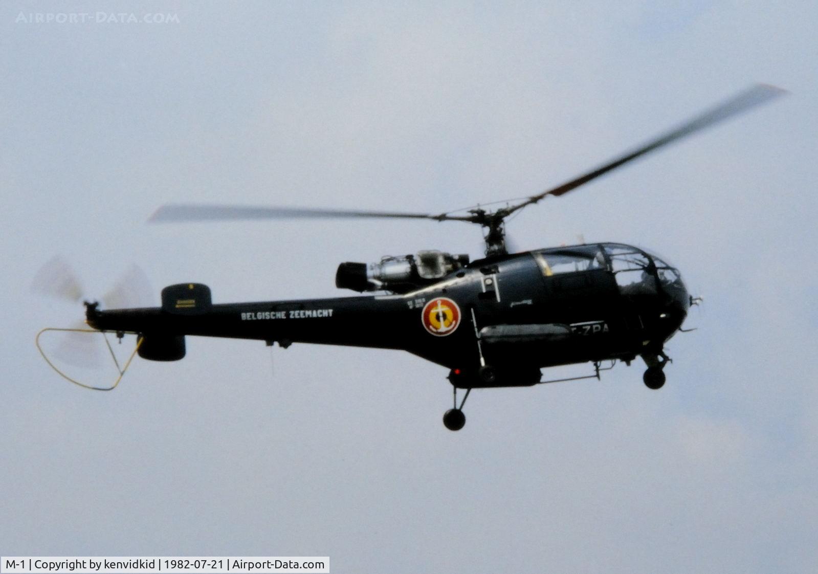 M-1, 1981 Sud Aviation SA-316B Alouette III C/N 1812, At the World Helicopter Championships Broadlands, Romsey, Hampshire, UK.