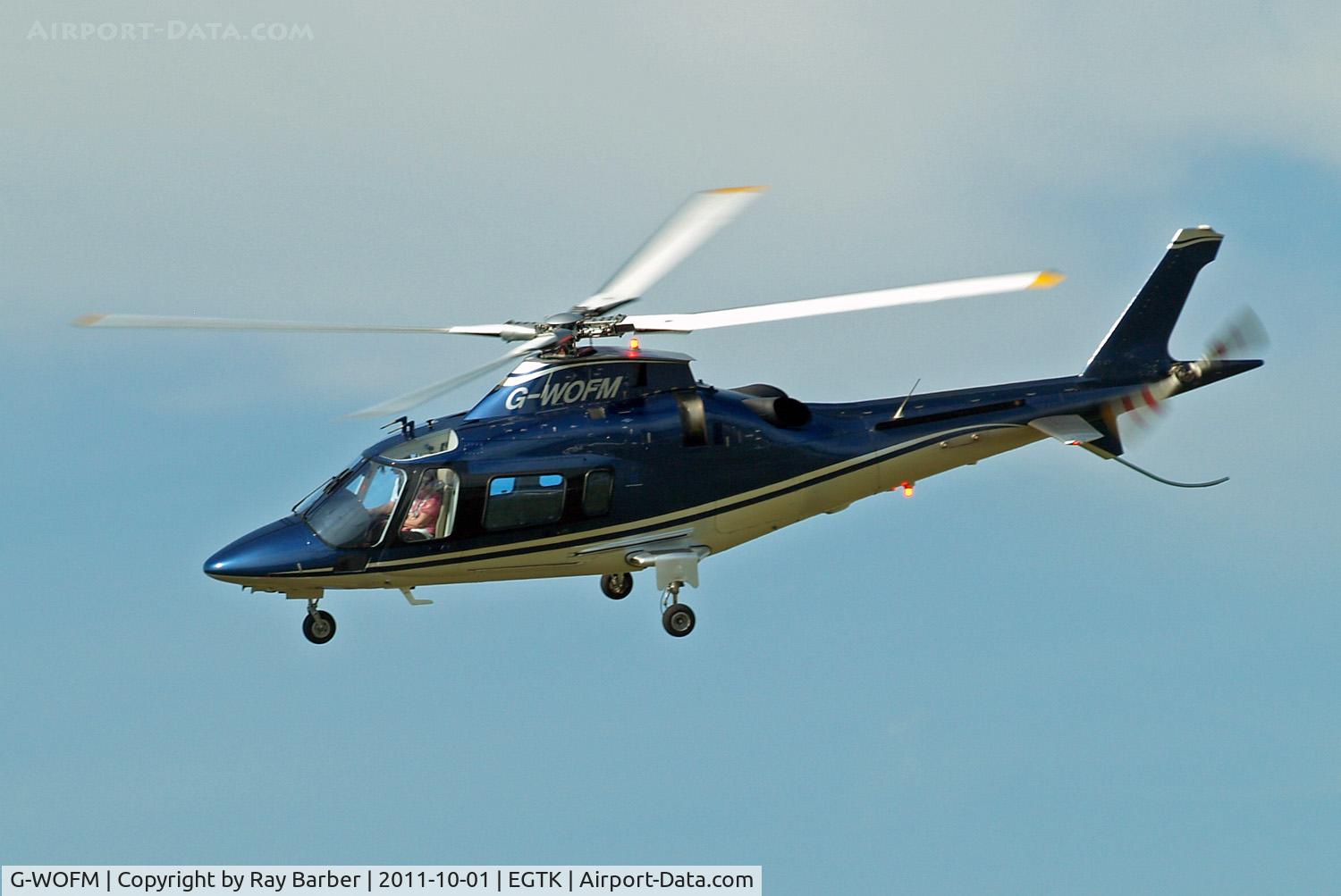 G-WOFM, 2006 Agusta A-109E Power C/N 11678, Agusta A.109E Power [11678] Oxford-Kidlington~G 01/10/2011. Note Agusta  A.109E Power titles now removed sometime late 2010 early 2011.