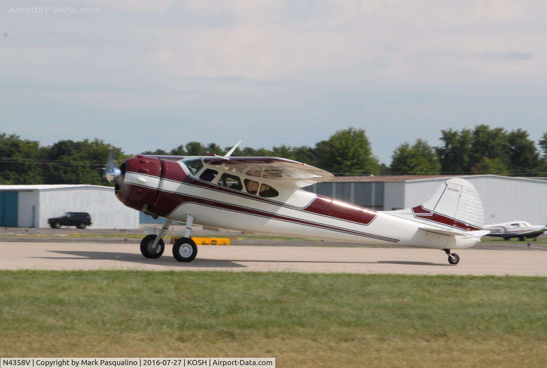 N4358V, 1948 Cessna 195 C/N 7274, Cessna 195