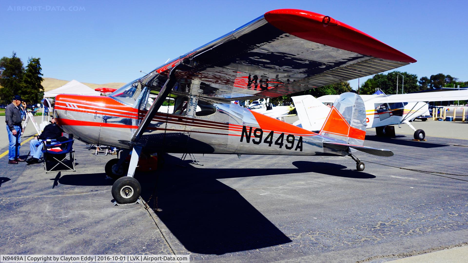 N9449A, 1949 Cessna 140A C/N 15270, Livermore Airshow California. 2016.