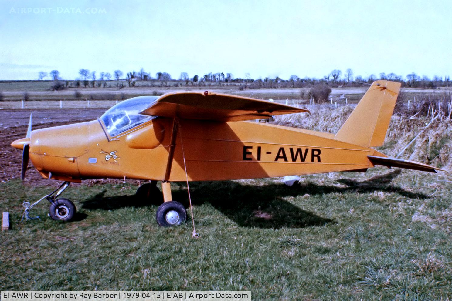 EI-AWR, Malmo MFI-9 Junior C/N 010, Malmo MFI-9 Junior [10] Abbeyshrule~EI 15/04/1979. From a slide. Earlier scheme.