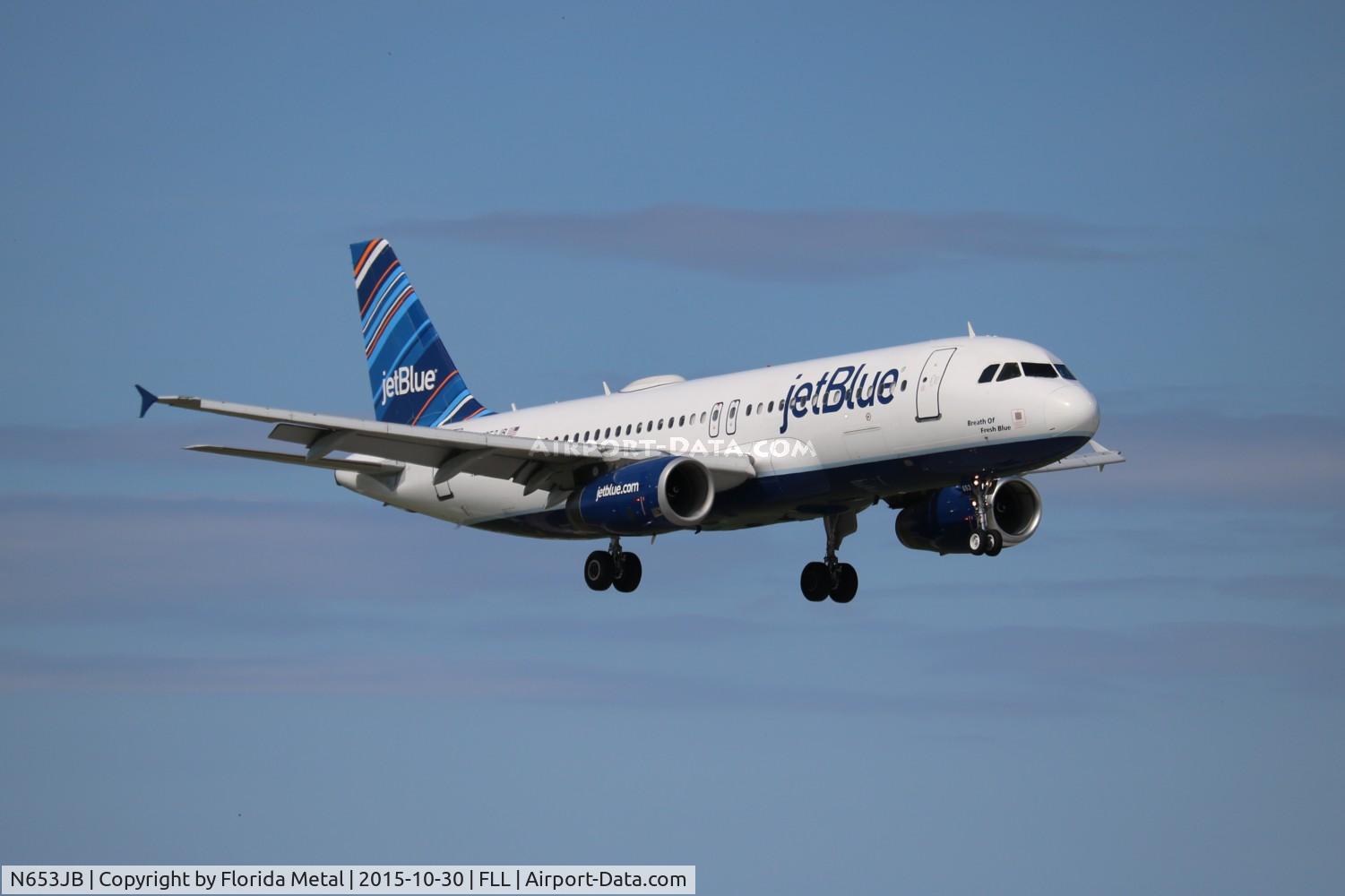 N653JB, 2007 Airbus A320-232 C/N 3039, Jet Blue