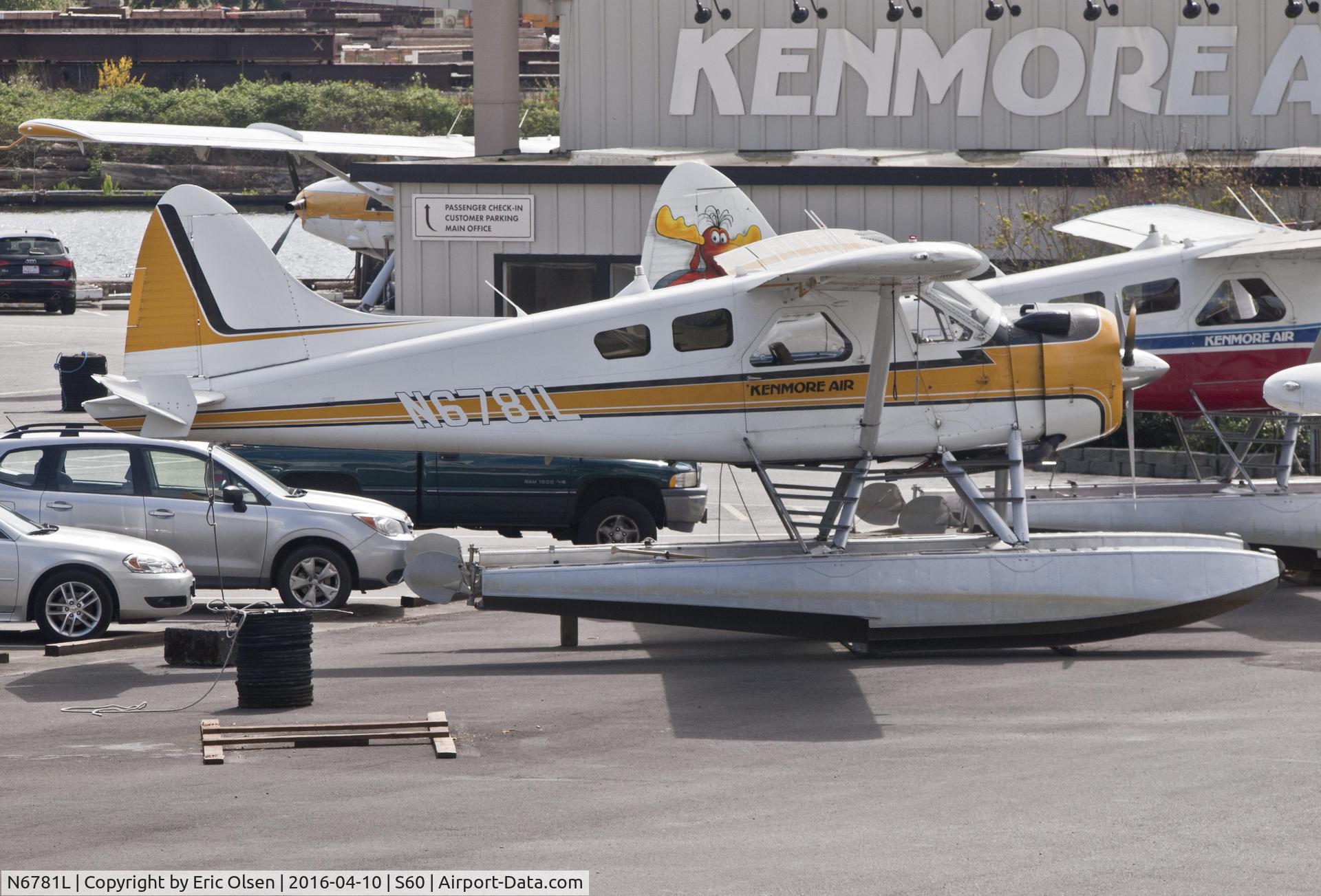 N6781L, 1953 De Havilland Canada U-6A Beaver C/N 788, 1953 De Havilland Beaver on April of 2016. On Friday Sept 30, 2016 she was involved in accident in the San Juan Islands. All 4 people escaped but as of this post she is 300' under water.