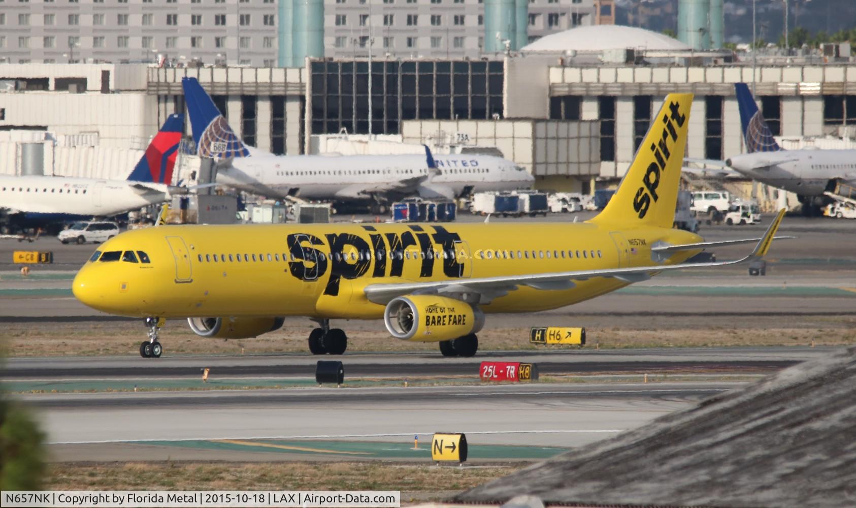 N657NK, 2015 Airbus A321-231 C/N 6672, Spirit