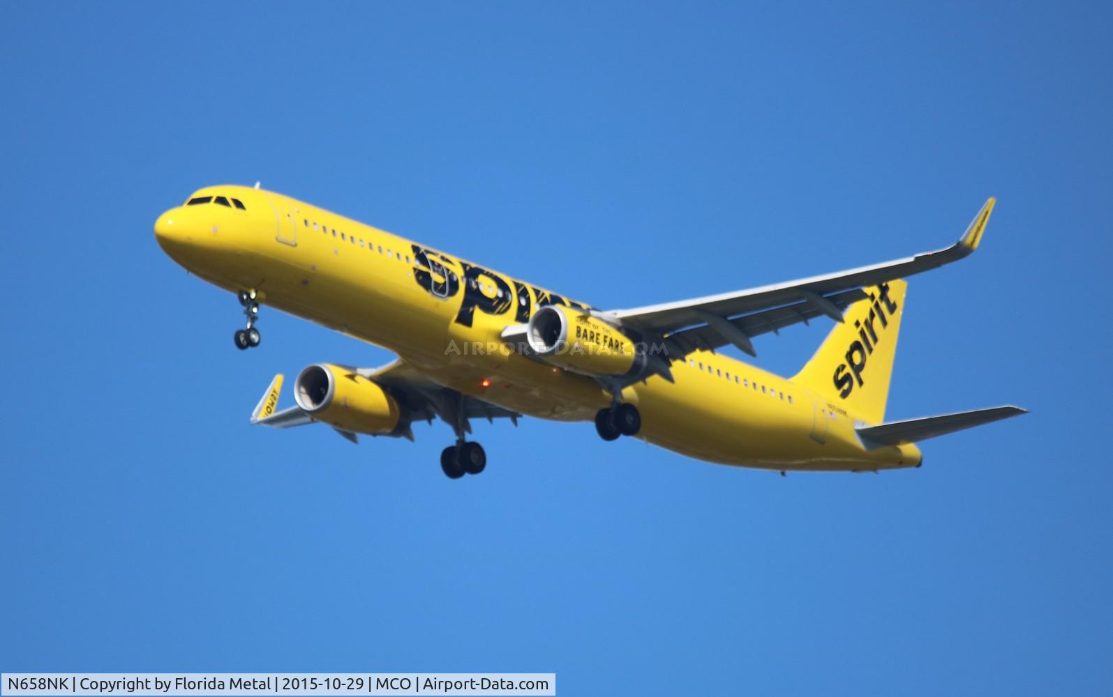 N658NK, 2015 Airbus A321-231 C/N 6736, Spirit
