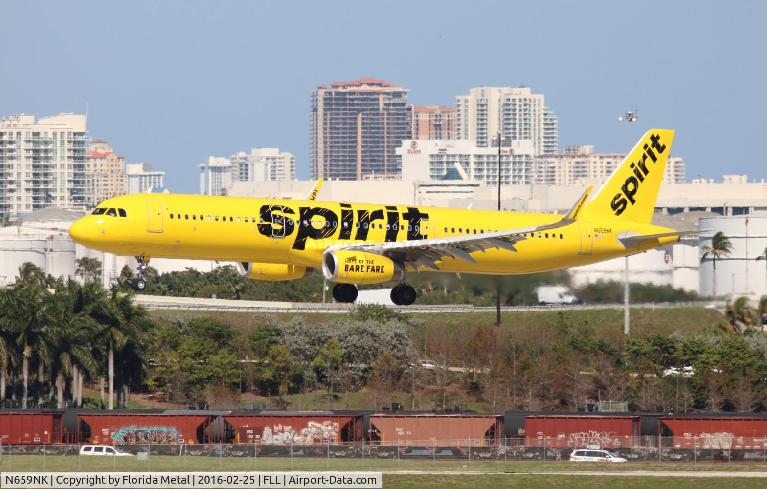 N659NK, 2015 Airbus A321-231 C/N 6770, Spirit