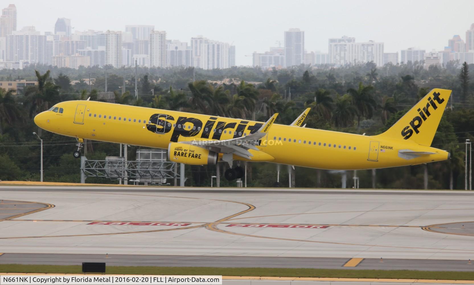 N661NK, 2015 Airbus A321-231 C/N 6867, Spirit
