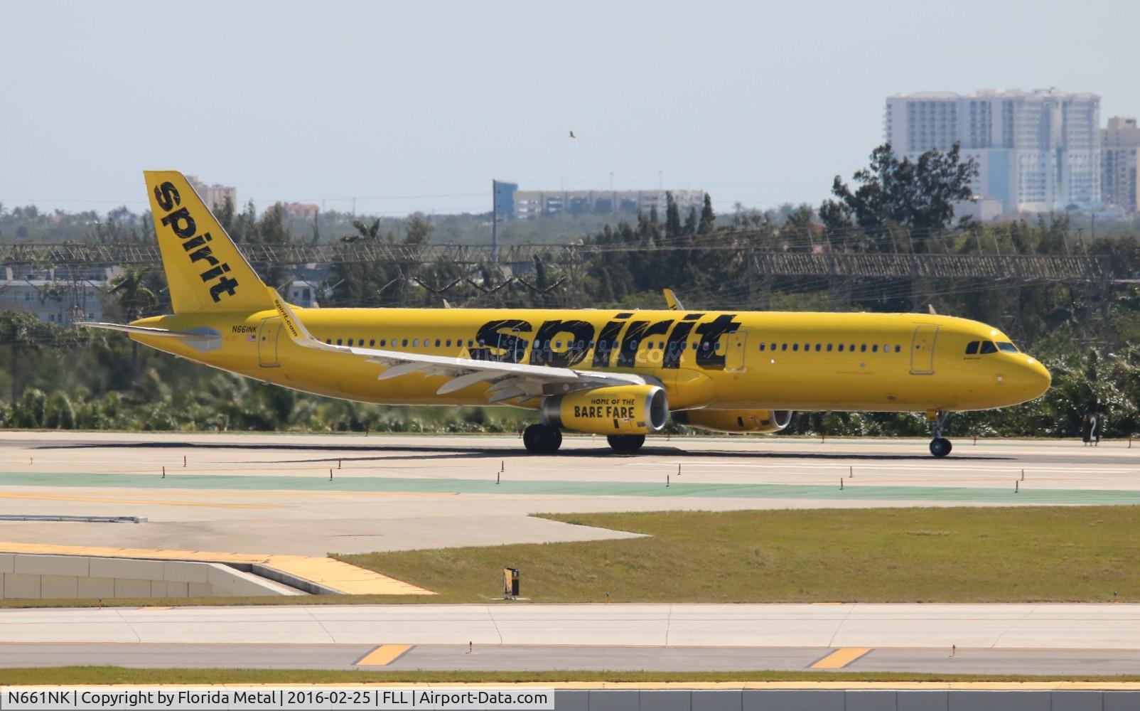 N661NK, 2015 Airbus A321-231 C/N 6867, Spirit