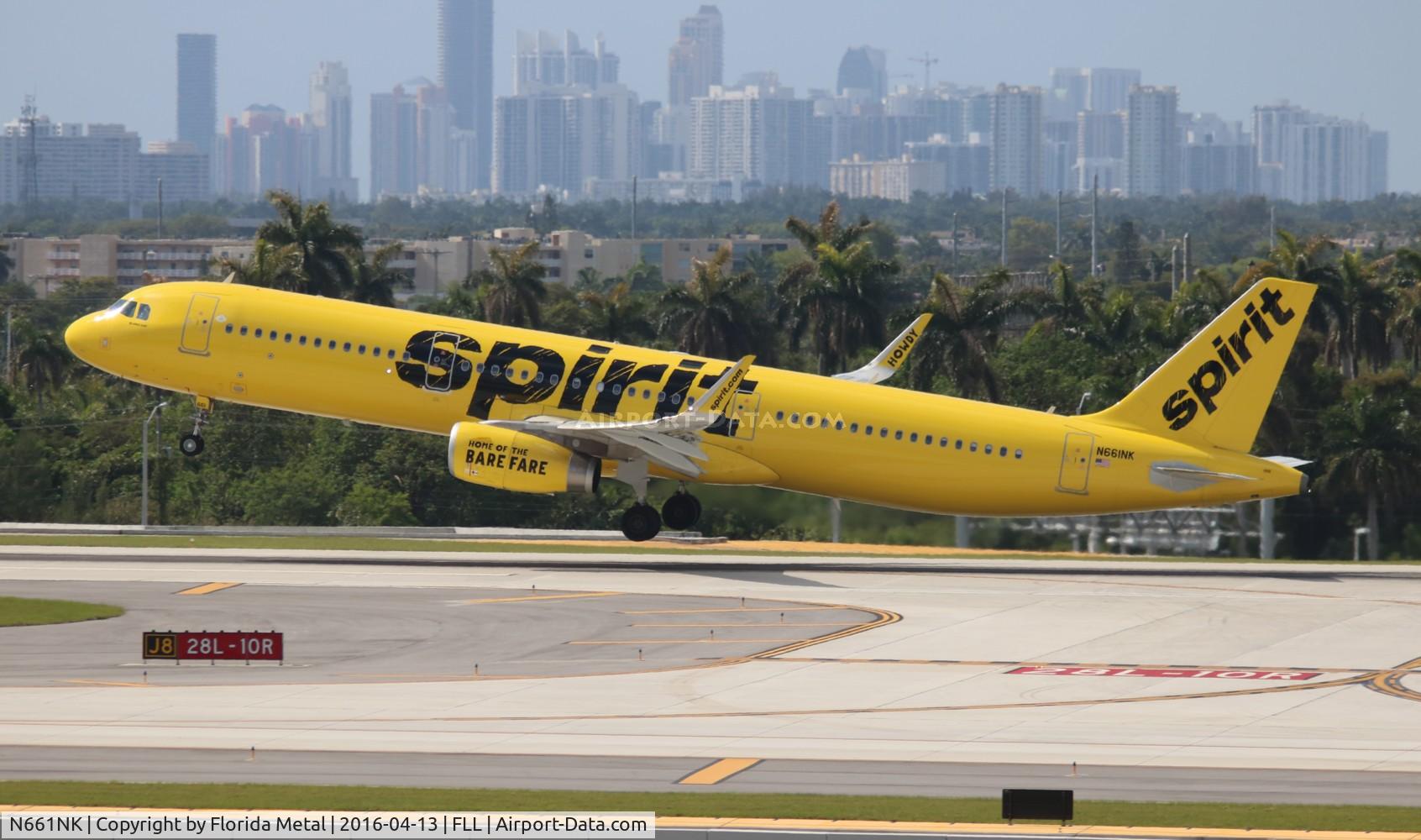 N661NK, 2015 Airbus A321-231 C/N 6867, Spirit