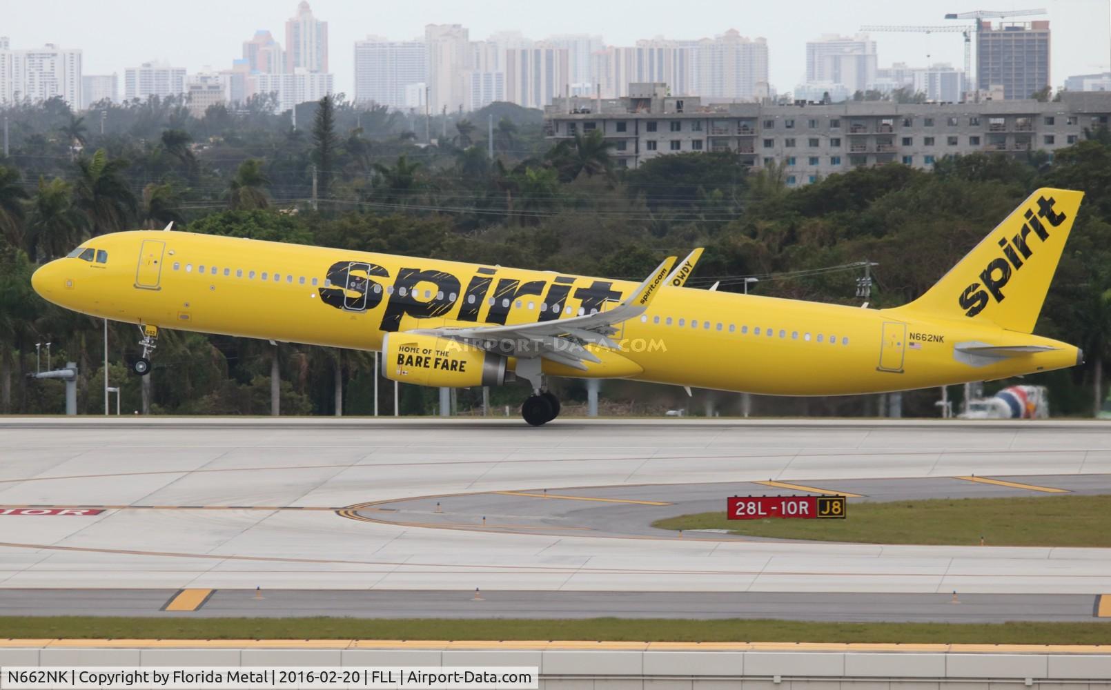 N662NK, 2015 Airbus A321-231 C/N 6897, Spirit