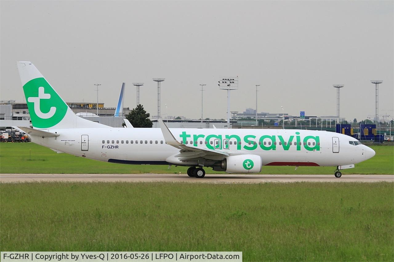 F-GZHR, 2015 Boeing 737-8K2 C/N 43913, Boeing 737-8K2,  Take off run rwy 08, Paris-Orly airport (LFPO-ORY)