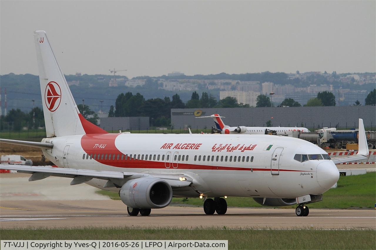 7T-VJJ, 2000 Boeing 737-8D6 C/N 30202, Boeing 737-8D6, Ready to take off Rwy 08, Paris-Orly Airport (LFPO-ORY)