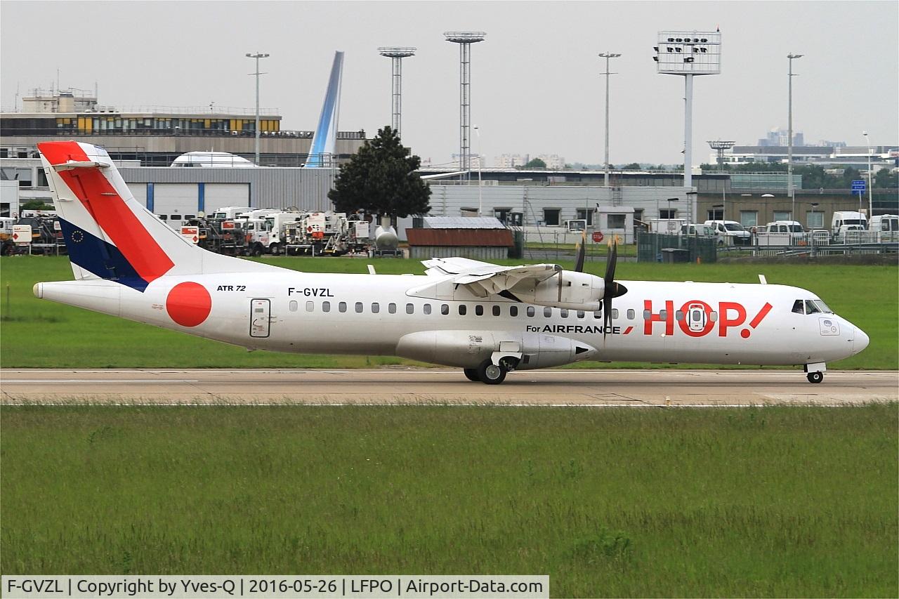 F-GVZL, 1998 ATR 72-212A C/N 553, ATR 72-212A,  Take off run rwy 08, Paris-Orly airport (LFPO-ORY)
