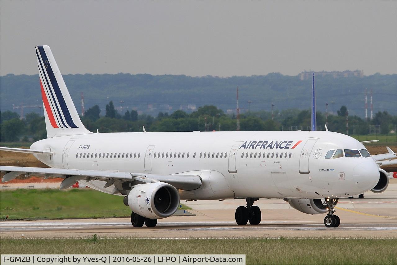 F-GMZB, 1994 Airbus A321-111 C/N 509, Airbus A321-111, Lining up prior take off rwy 08, Paris-Orly airport (LFPO-ORY)