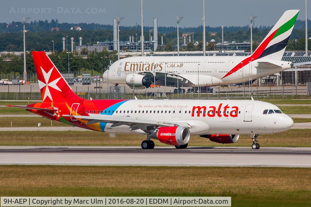 9H-AEP, 2007 Airbus A320-214 C/N 3056, nice paint scheme
