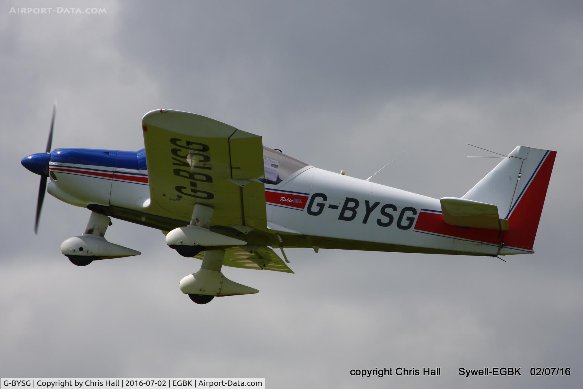 G-BYSG, 1999 Robin HR-200-120B C/N 339, at Aeroexpo 2016