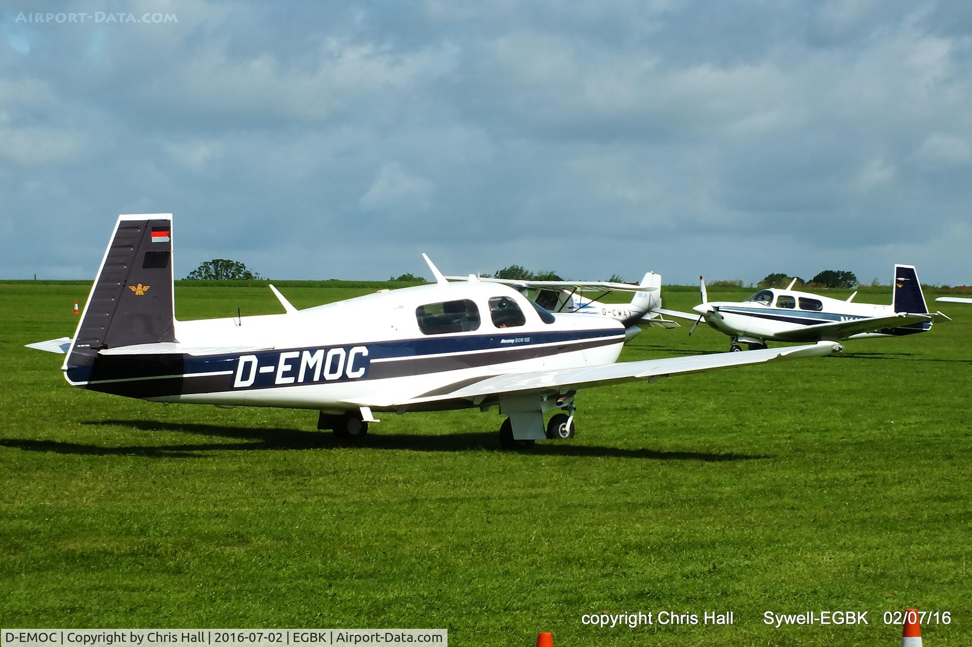 D-EMOC, Mooney M-20J 205 C/N 24-3071, at Aeroexpo 2016