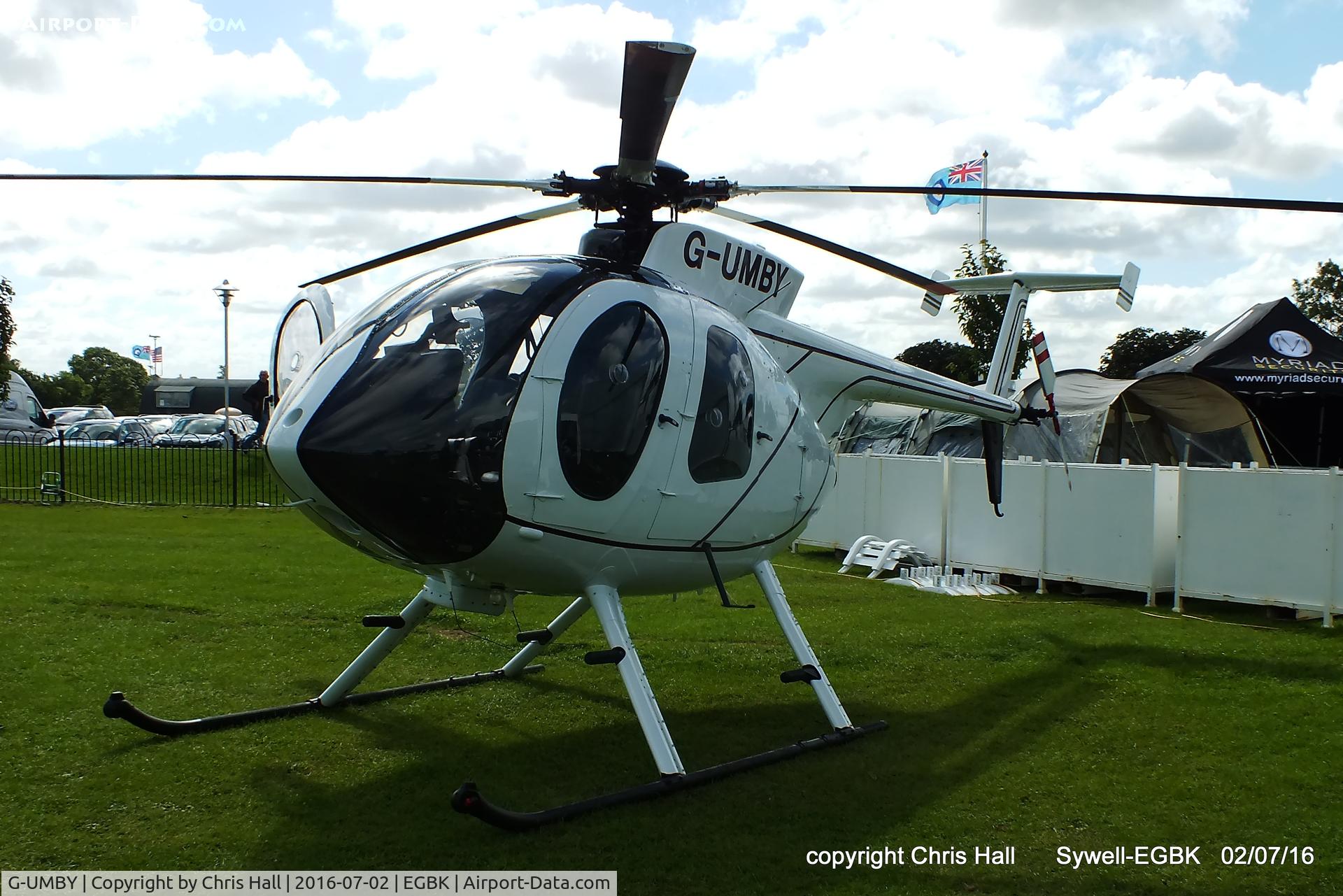 G-UMBY, 1989 McDonnell Douglas MD-500E (369E) C/N 0346E, at Aeroexpo 2016