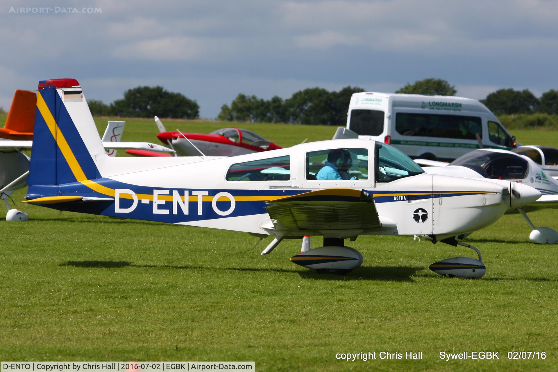 D-ENTO, 1993 American General AG-5B Tiger C/N 10166, at Aeroexpo 2016
