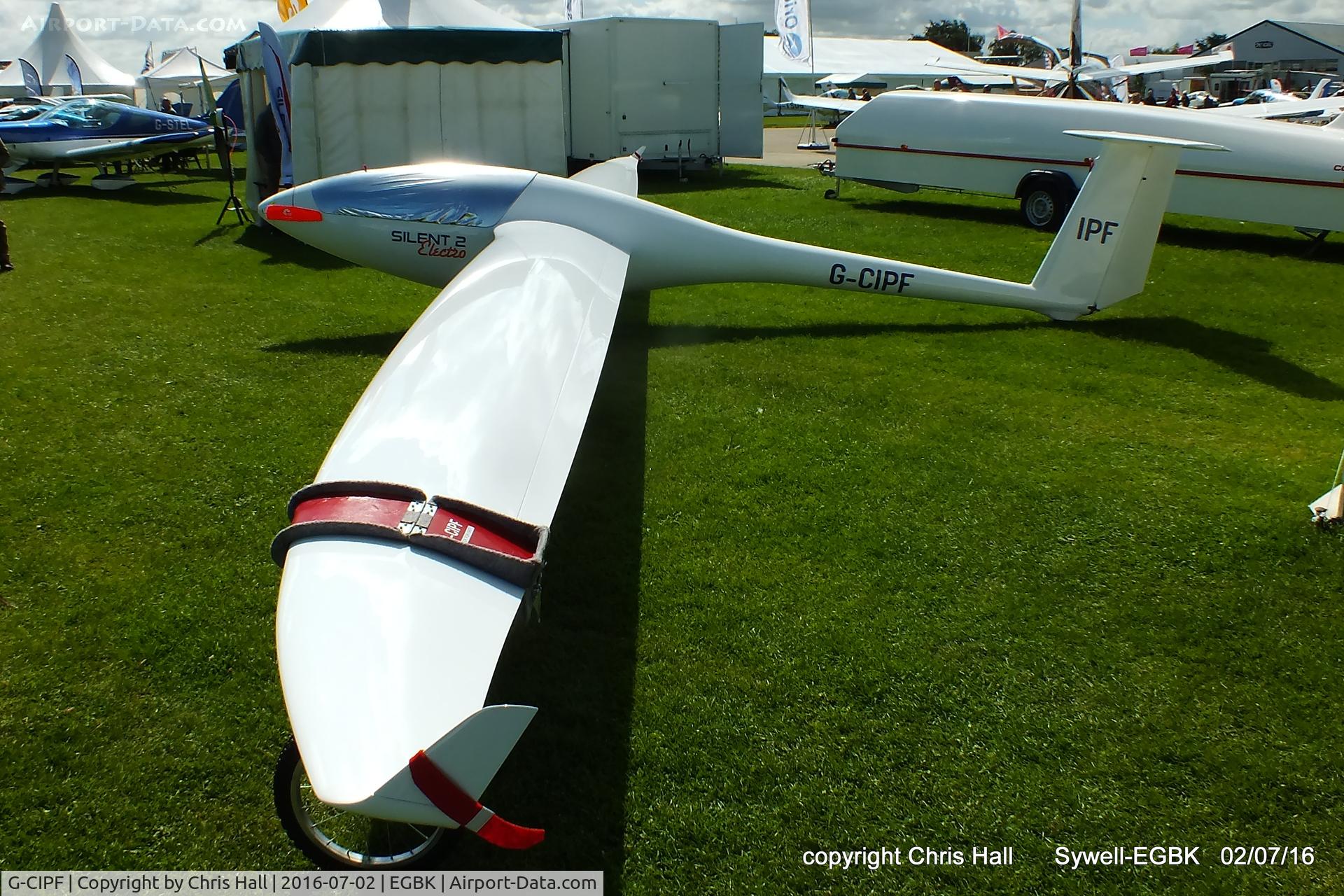 G-CIPF, 2015 Alisport Silent 2 C/N 2072, at Aeroexpo 2016