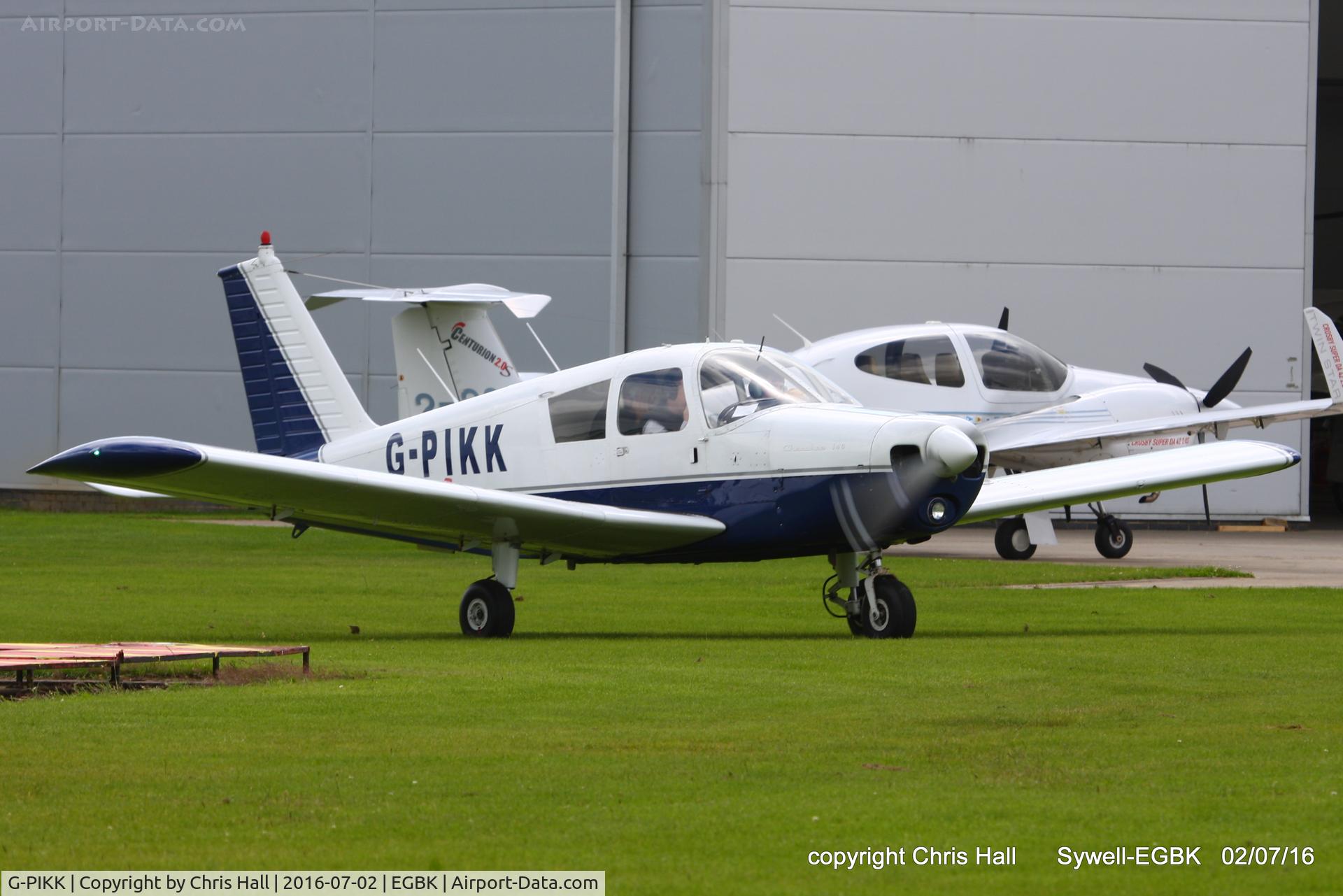 G-PIKK, 1967 Piper PA-28-140 Cherokee C/N 28-22932, at Aeroexpo 2016
