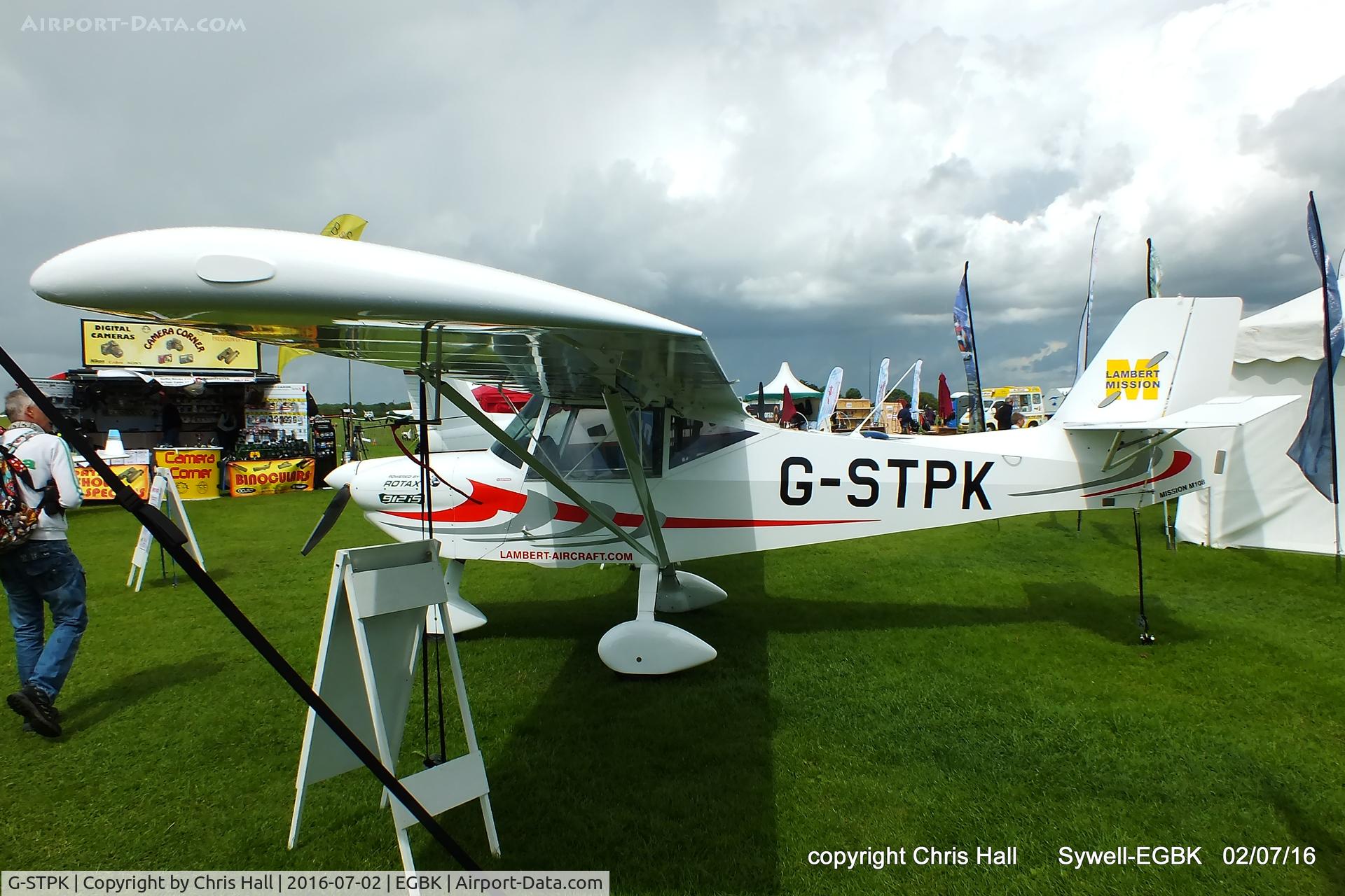 G-STPK, 2012 Lambert Mission M108 C/N LAA 370-15092, at Aeroexpo 2016