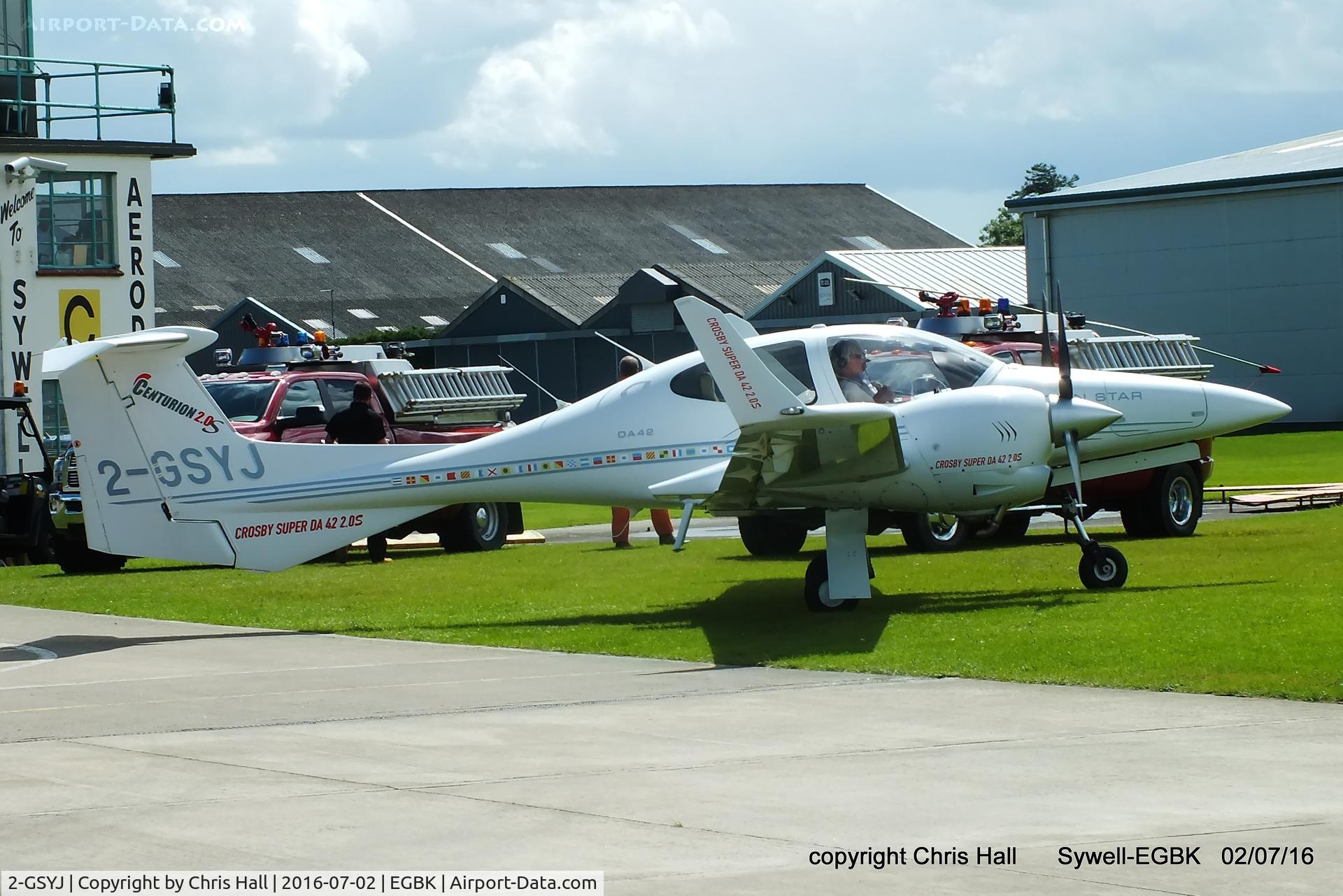 2-GSYJ, 2006 Diamond DA-42 Twin Star C/N 42.135, at Aeroexpo 2016