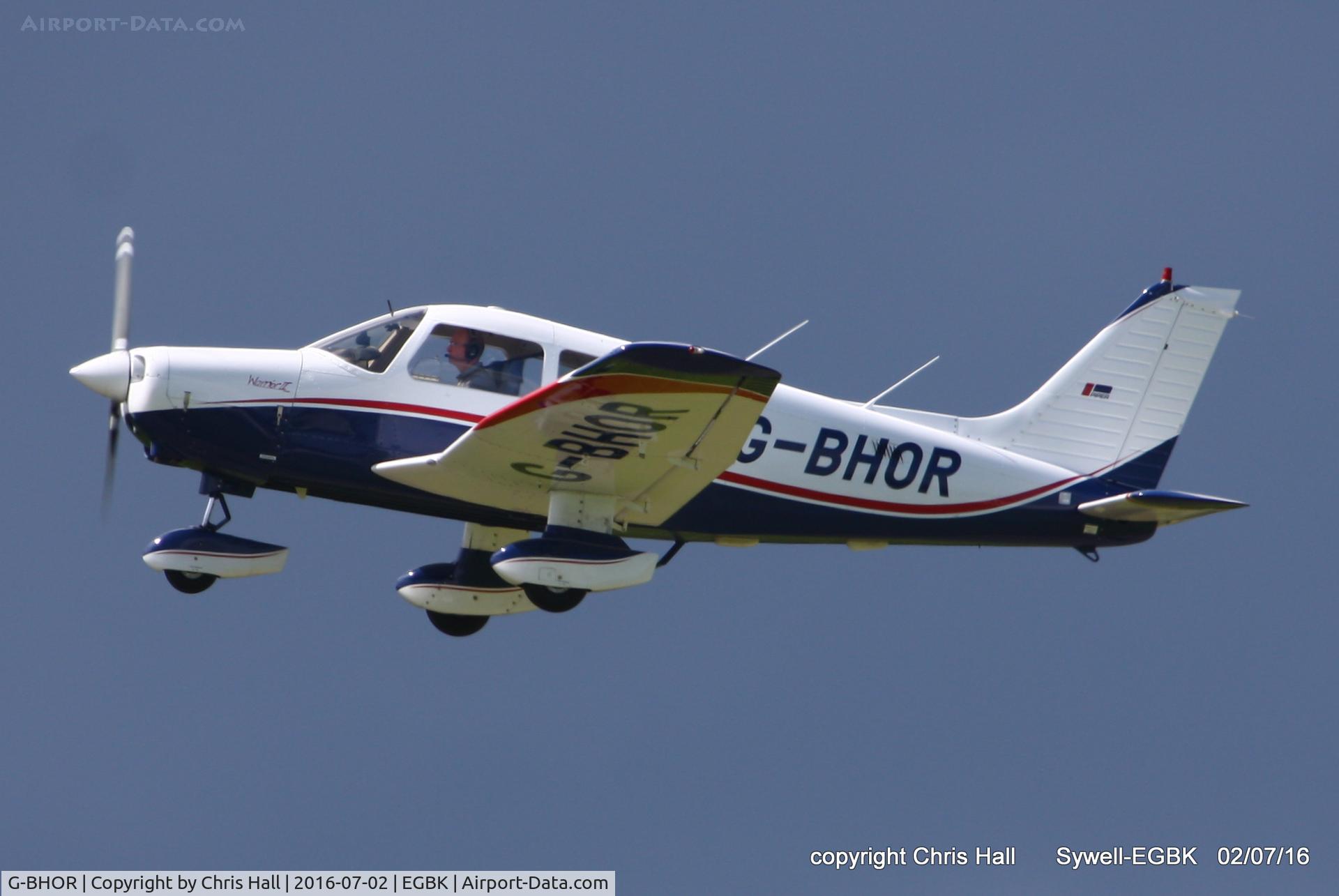 G-BHOR, 1980 Piper PA-28-161 Cherokee Warrior II C/N 28-8016331, at Aeroexpo 2016