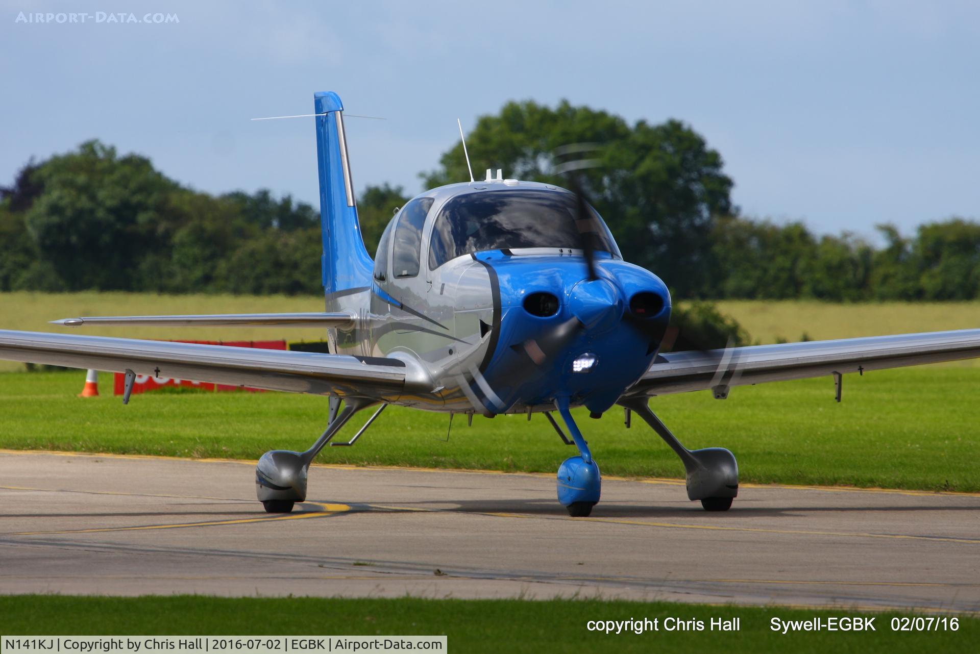 N141KJ, 2014 Cirrus SR22T C/N 0832, at Aeroexpo 2016