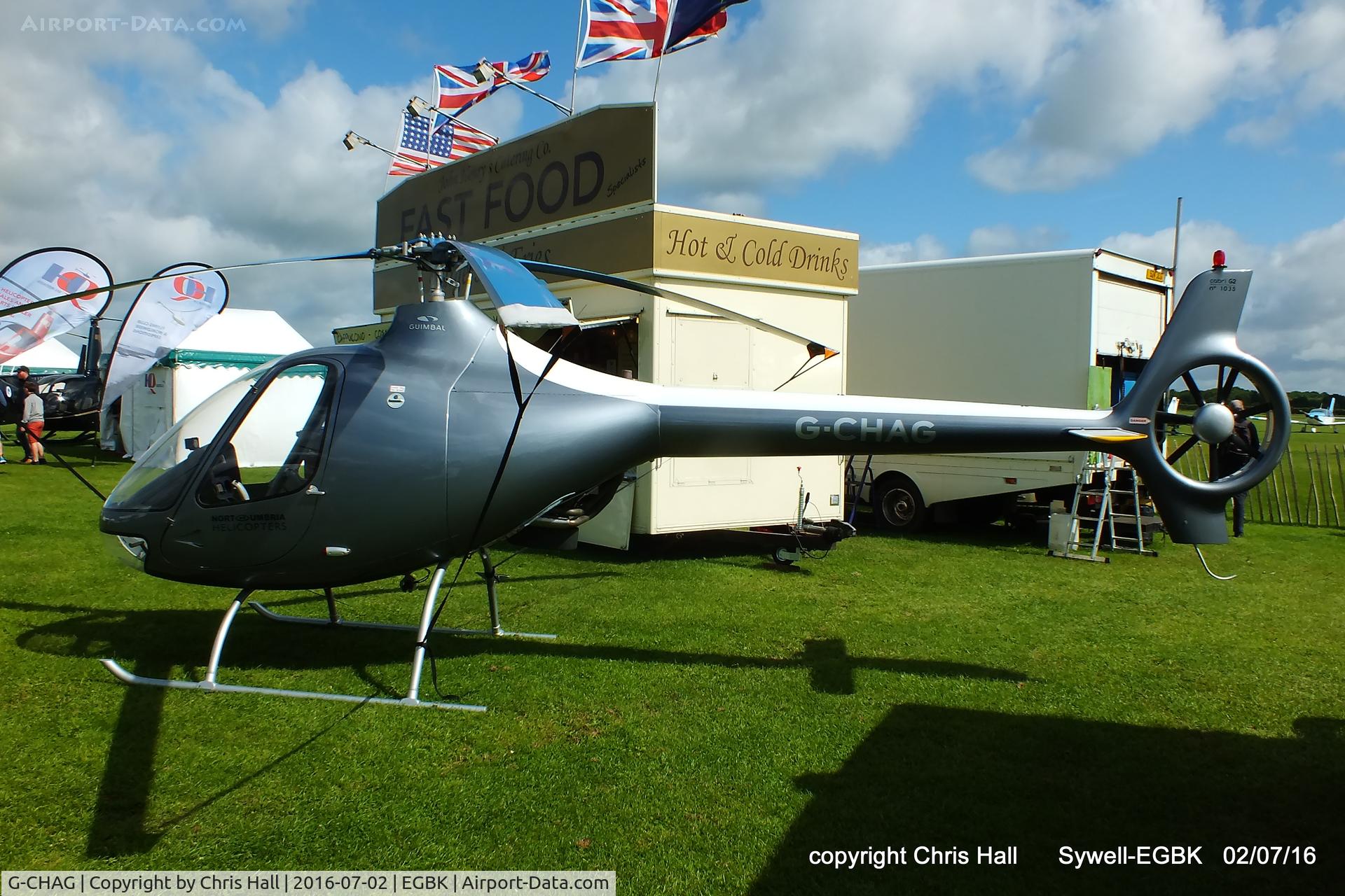 G-CHAG, 2011 Guimbal Cabri G2 C/N 1035, at Aeroexpo 2016