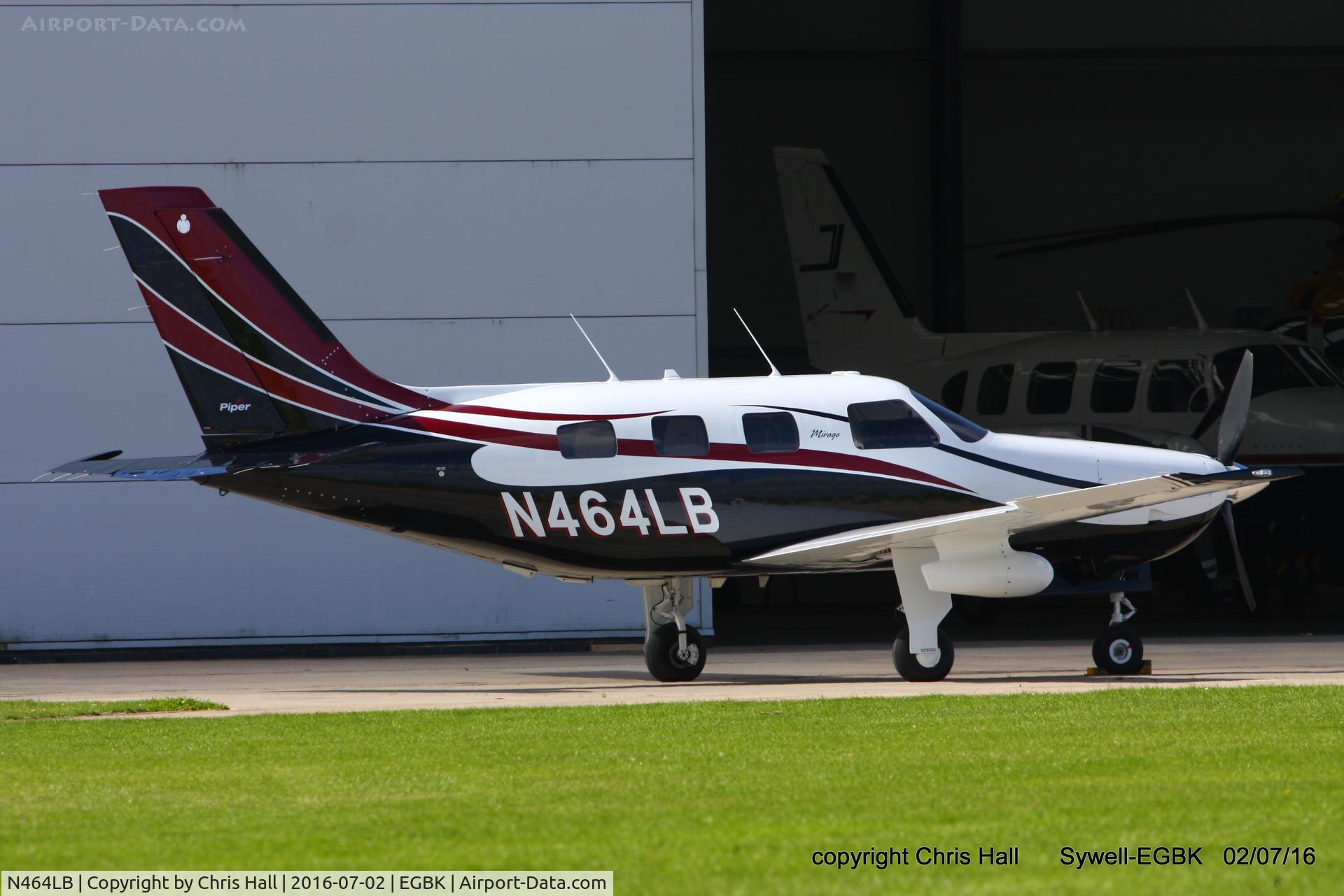 N464LB, 1993 Piper PA-46-350P Malibu Mirage C/N 4622139, at Aeroexpo 2016