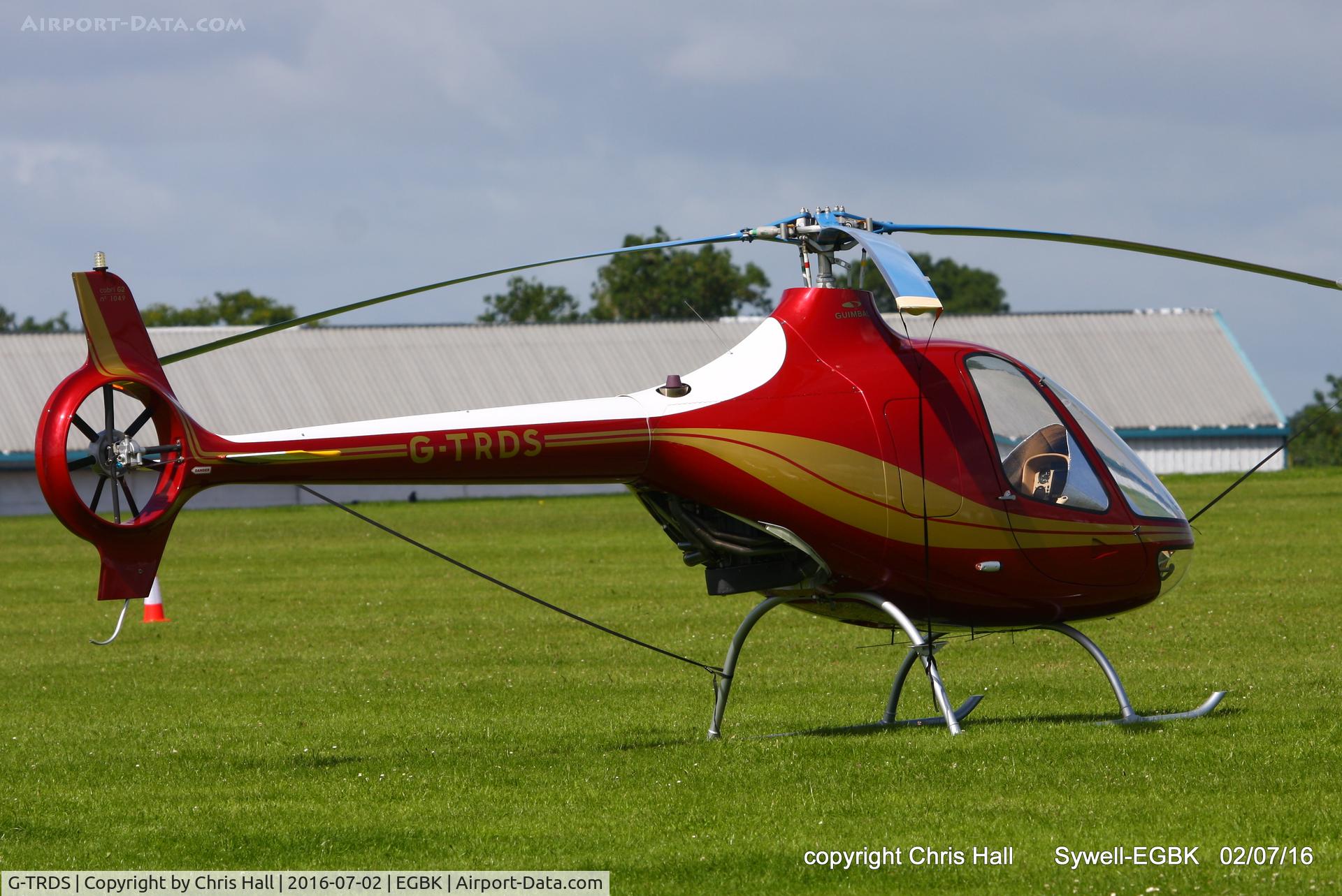 G-TRDS, 2013 Guimbal Cabri G2 C/N 1049, at Aeroexpo 2016