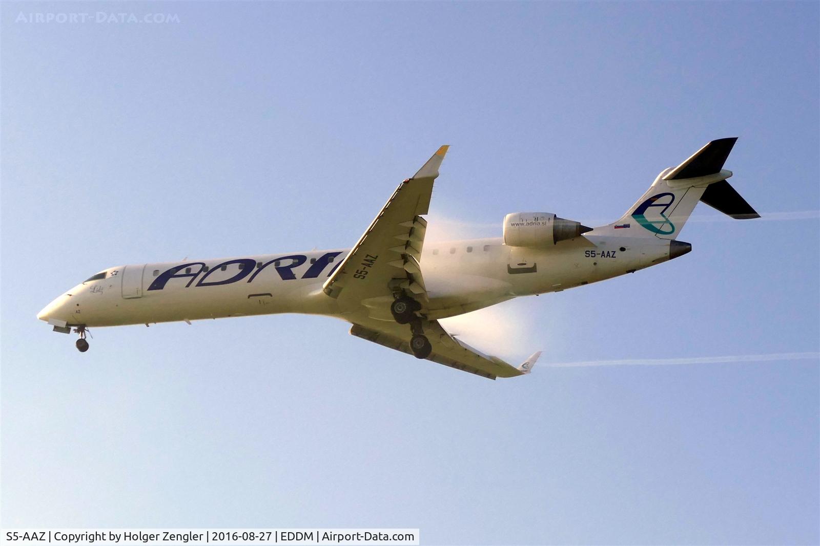 S5-AAZ, 2001 Canadair CRJ-700 (CL-600-2C10) Regional Jet C/N 10014, On final in beautiful morning light.....