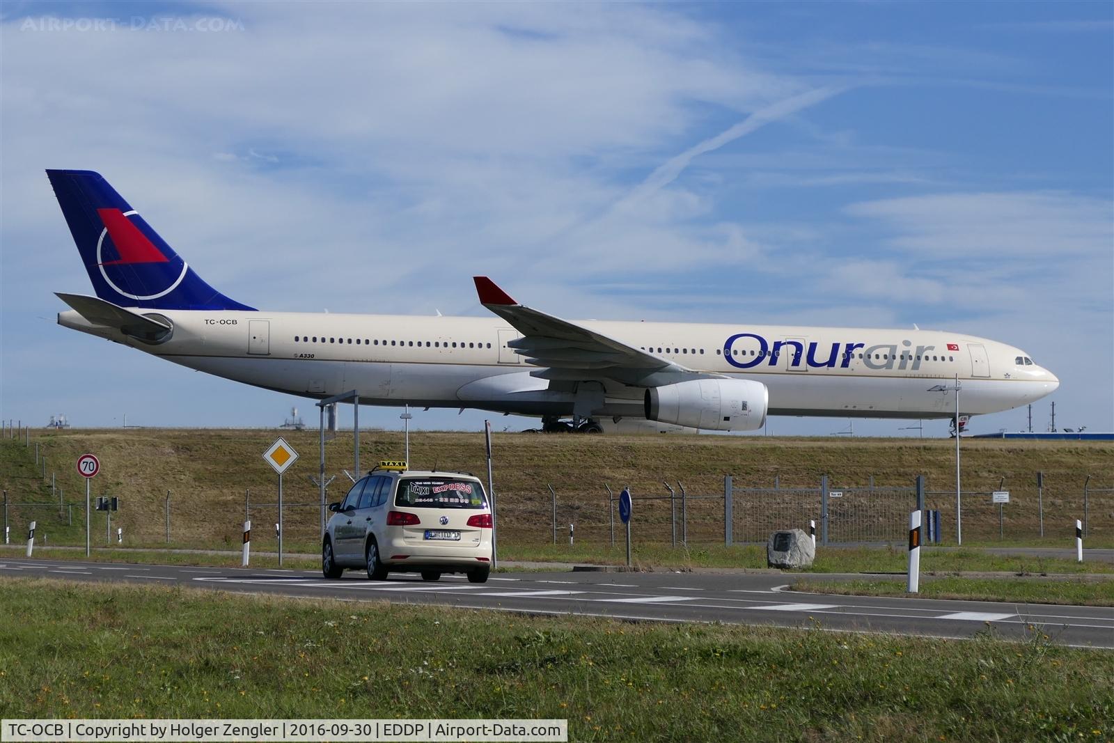 TC-OCB, 1995 Airbus A330-342 C/N 098, Arrival from AYT on taxi to stand 128...