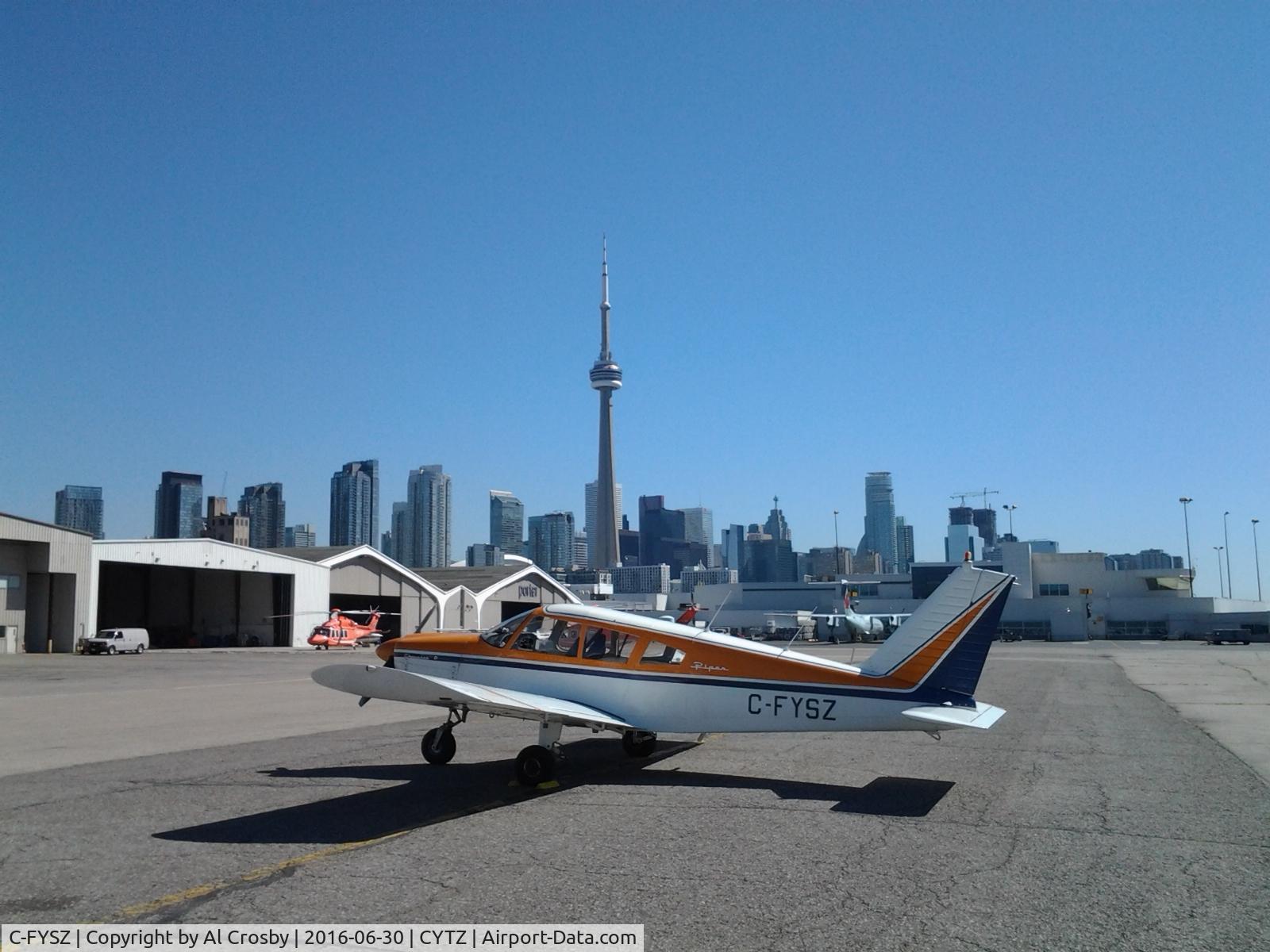 C-FYSZ, 1969 Piper PA-28-180 Cherokee C/N 28-5205, @ City Centre