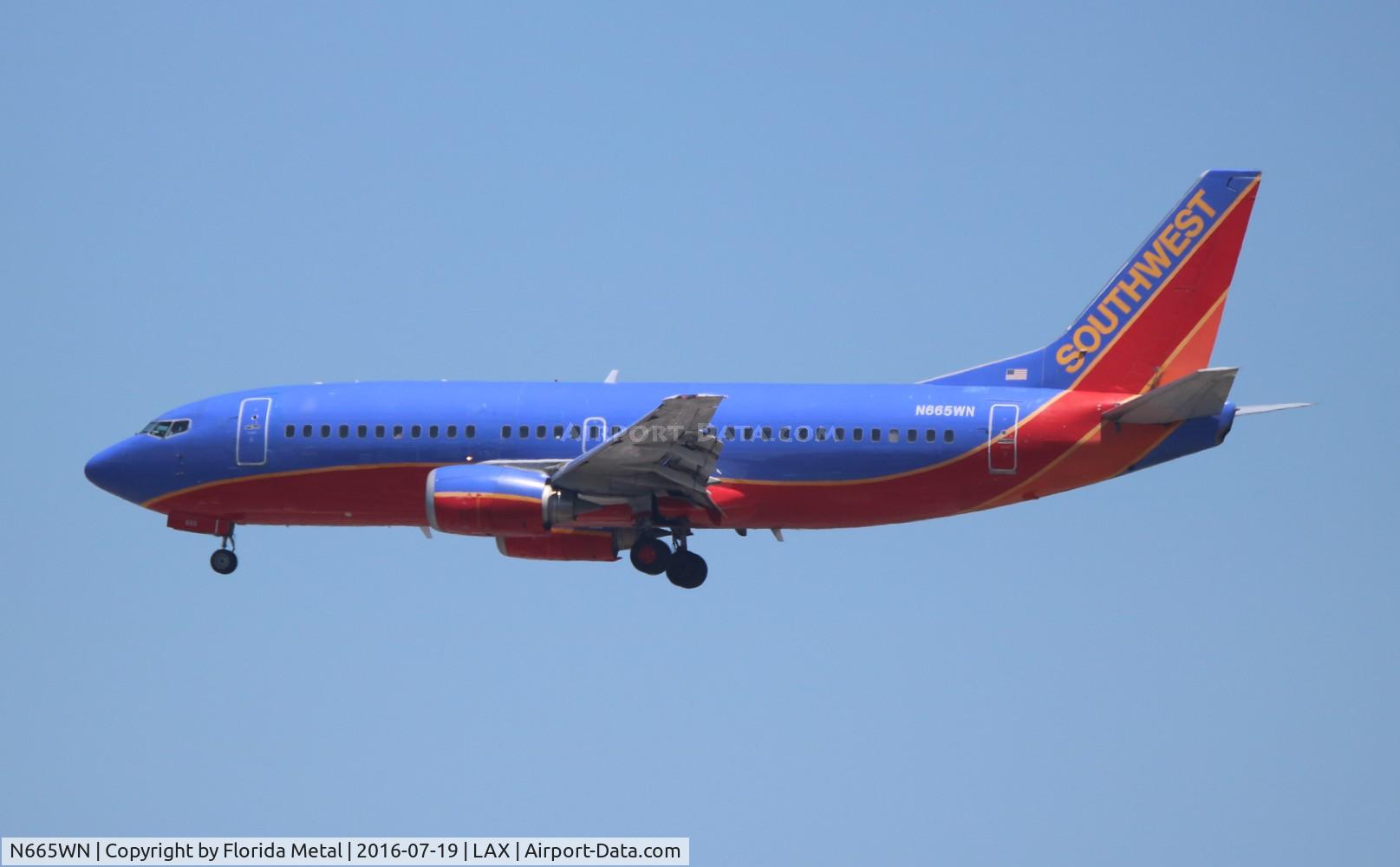 N665WN, 1986 Boeing 737-3Y0 C/N 23497, Southwest