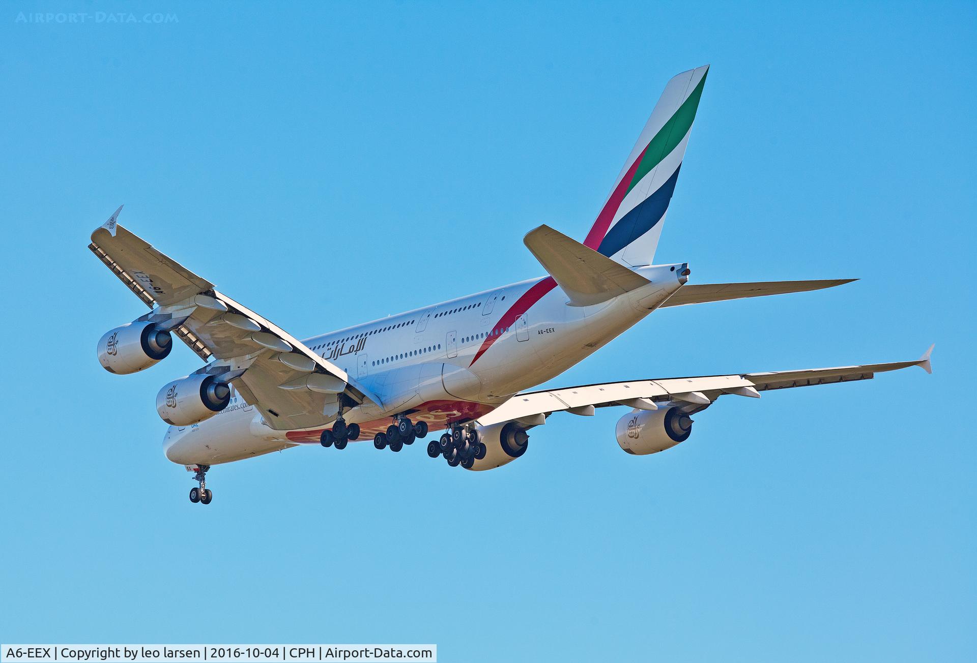 A6-EEX, 2014 Airbus A380-861 C/N 154, Copenhagen 4.10.16